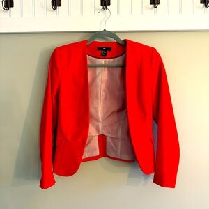 Red H&M blazer